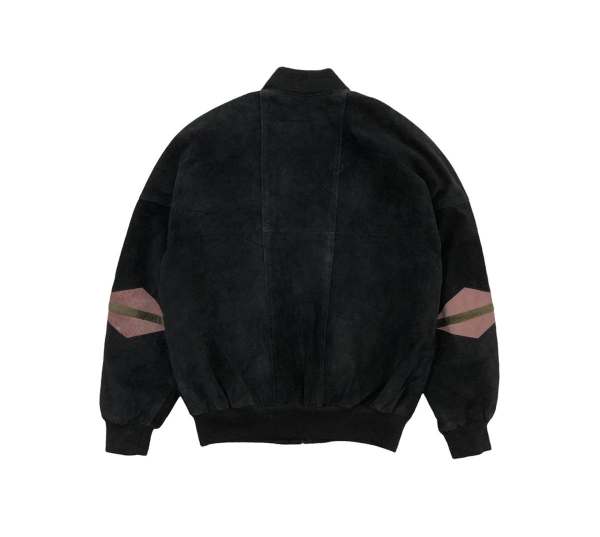 Vintage 🔥Vintage via Nuova Full Leather Bomber Jacket Size US M / EU 48-50 / 2 - 3 Thumbnail