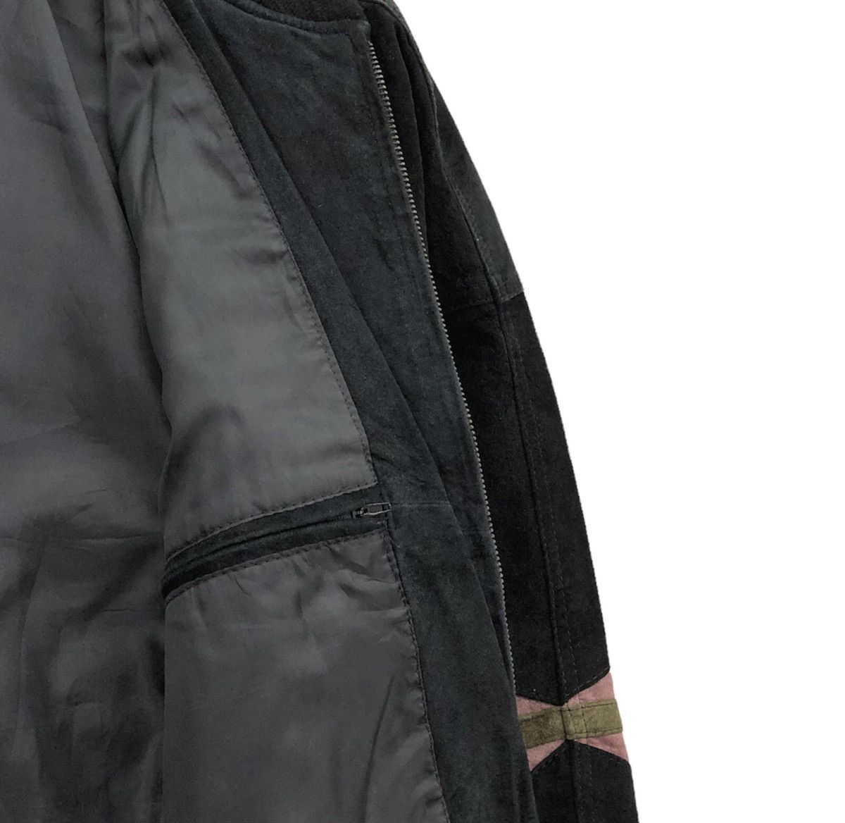 Vintage 🔥Vintage via Nuova Full Leather Bomber Jacket Size US M / EU 48-50 / 2 - 9 Thumbnail