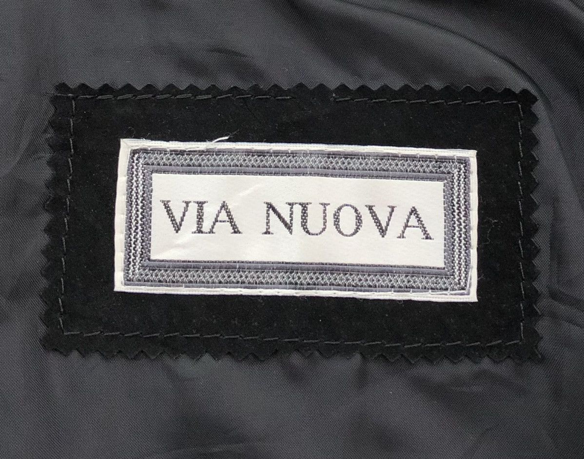 Vintage 🔥Vintage via Nuova Full Leather Bomber Jacket Size US M / EU 48-50 / 2 - 13 Thumbnail