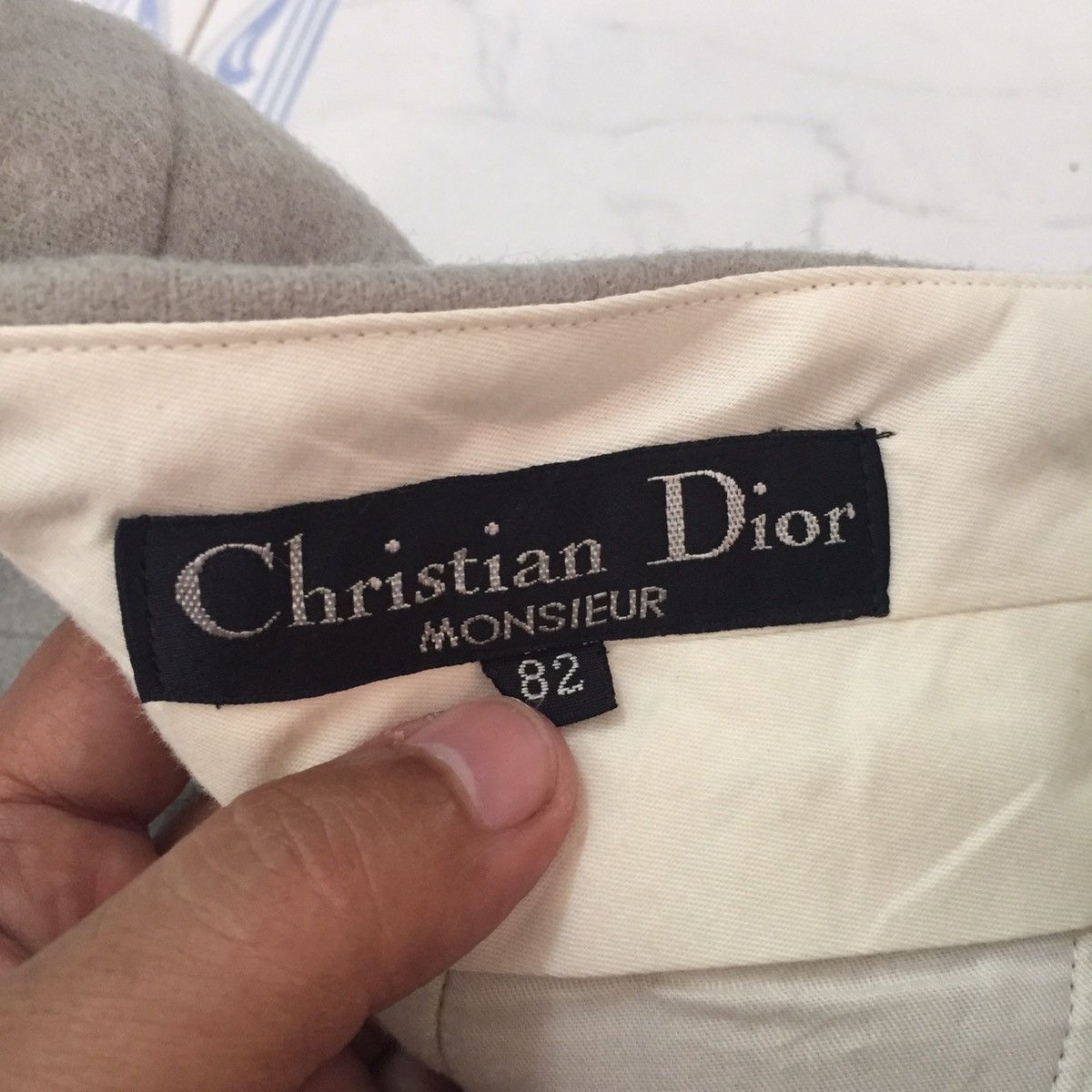 Christian Dior Monsieur Christian Dior Monsieur 90% Wool Pant Trouser Size US 31 - 7 Thumbnail