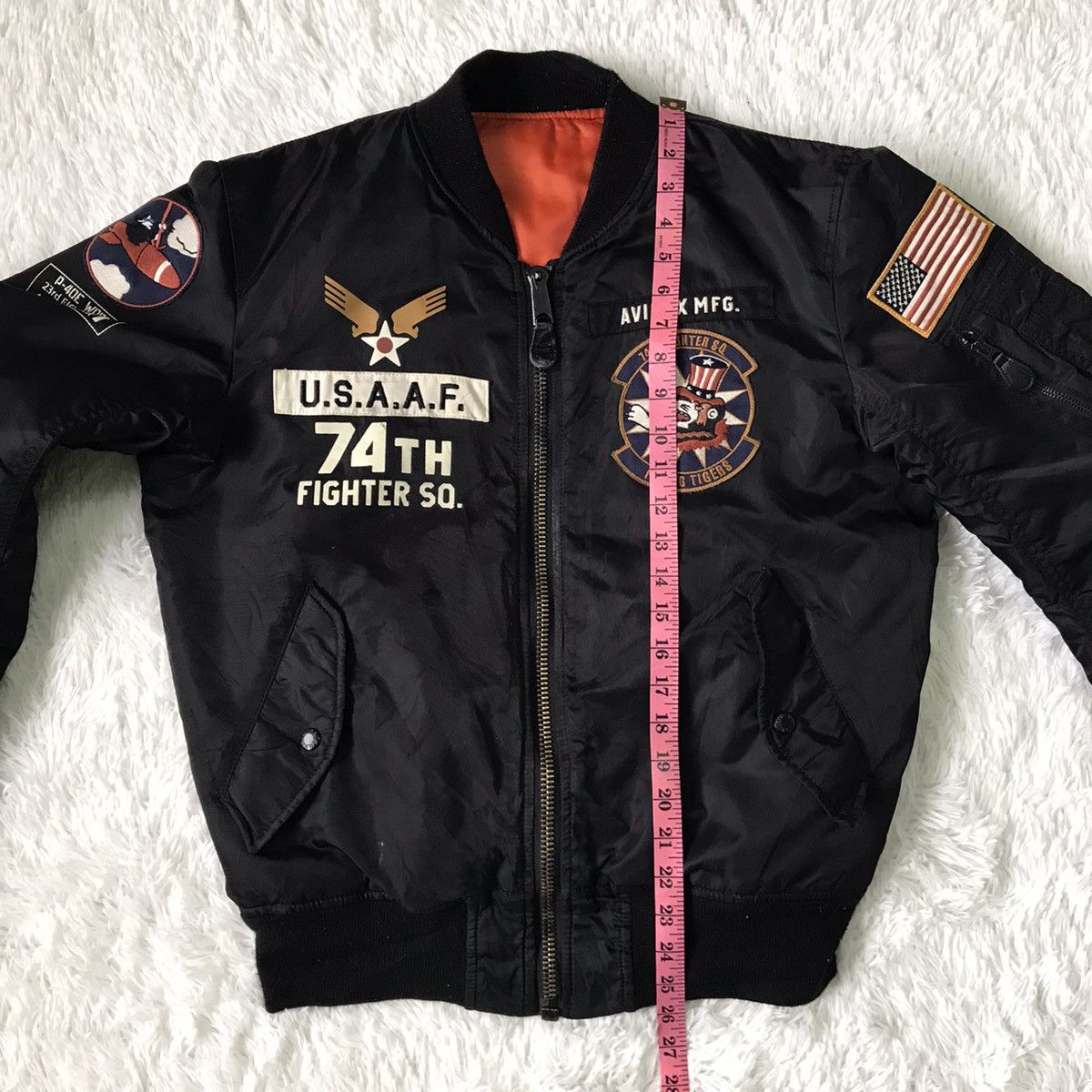 Avirex Avirex Flying Tiger Big Embroidered Bomber Jacket Size US L / EU 52-54 / 3 - 23 Thumbnail