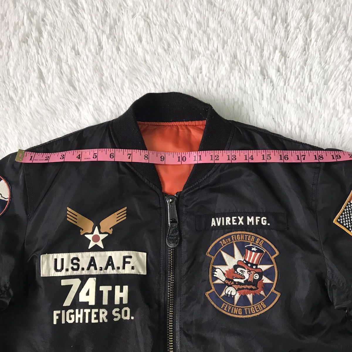 Avirex Avirex Flying Tiger Big Embroidered Bomber Jacket Size US L / EU 52-54 / 3 - 24 Thumbnail