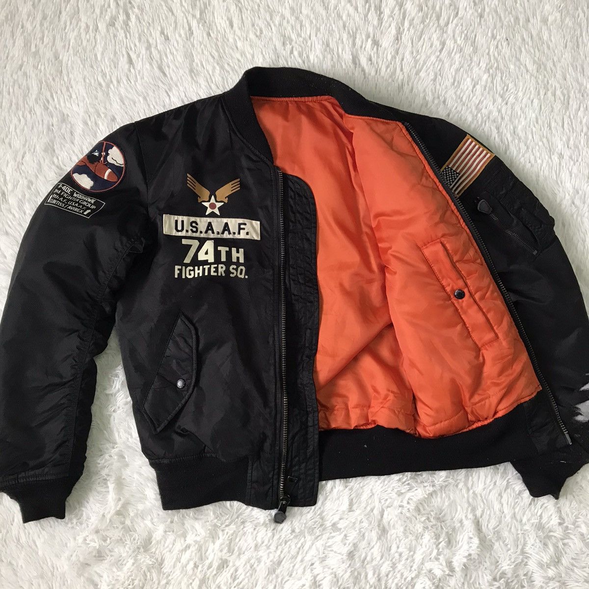 Avirex Avirex Flying Tiger Big Embroidered Bomber Jacket Size US L / EU 52-54 / 3 - 17 Thumbnail