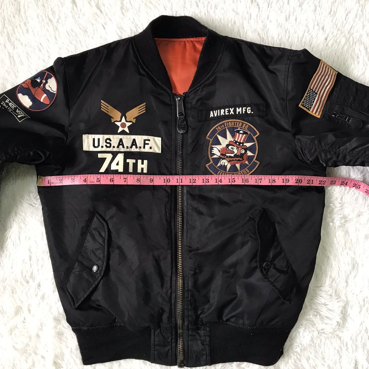 Avirex Avirex Flying Tiger Big Embroidered Bomber Jacket Size US L / EU 52-54 / 3 - 22 Thumbnail