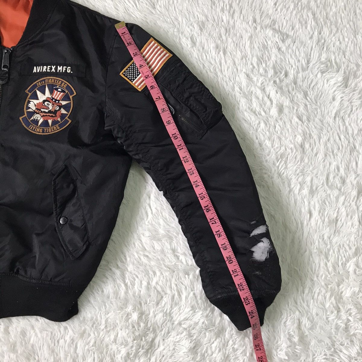 Avirex Avirex Flying Tiger Big Embroidered Bomber Jacket Size US L / EU 52-54 / 3 - 25 Thumbnail