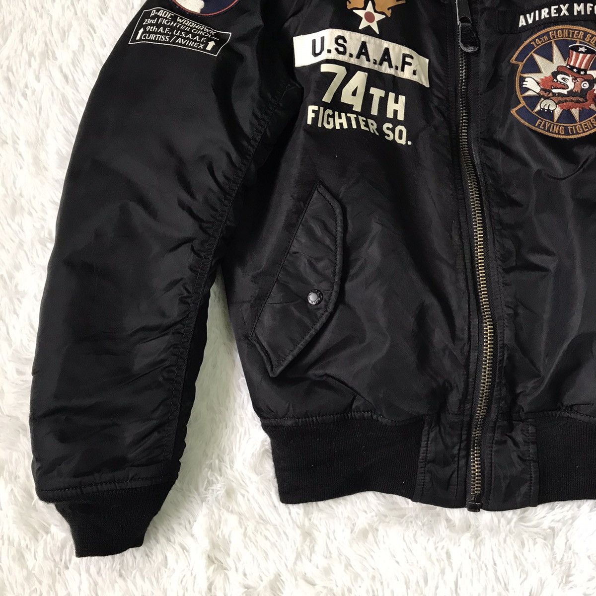 Avirex Avirex Flying Tiger Big Embroidered Bomber Jacket Size US L / EU 52-54 / 3 - 3 Thumbnail