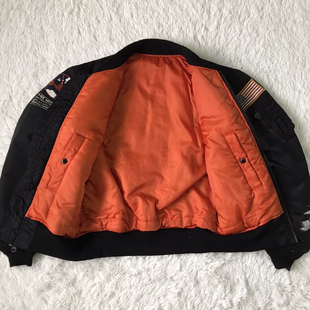 Avirex Avirex Flying Tiger Big Embroidered Bomber Jacket Size US L / EU 52-54 / 3 - 18 Thumbnail