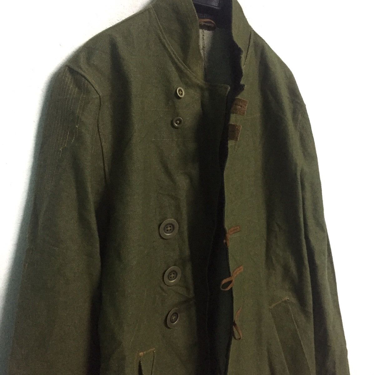Japanese Brand Military Distressed Jacket Material Like Jeans Size US L / EU 52-54 / 3 - 5 Thumbnail