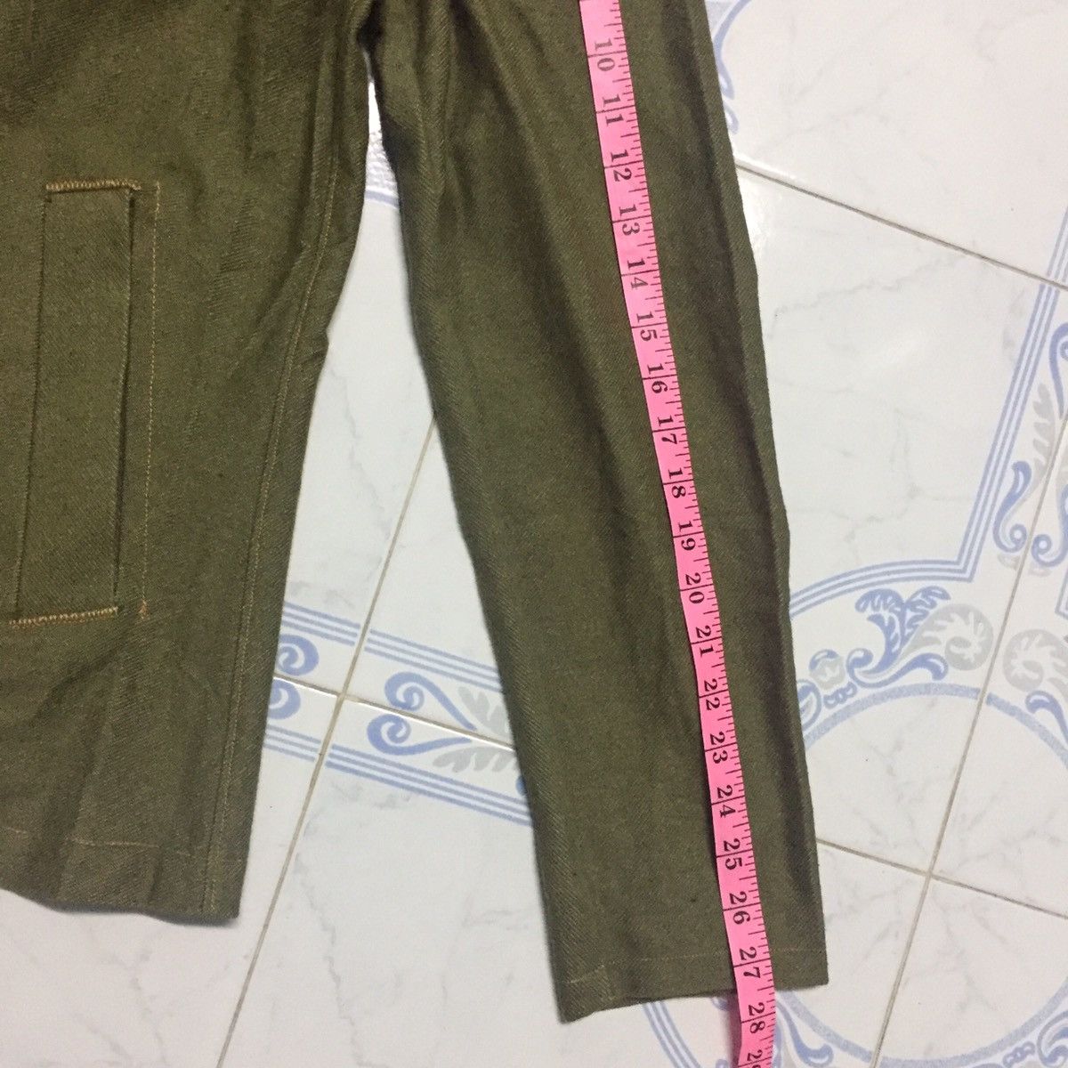 Japanese Brand Military Distressed Jacket Material Like Jeans Size US L / EU 52-54 / 3 - 16 Thumbnail