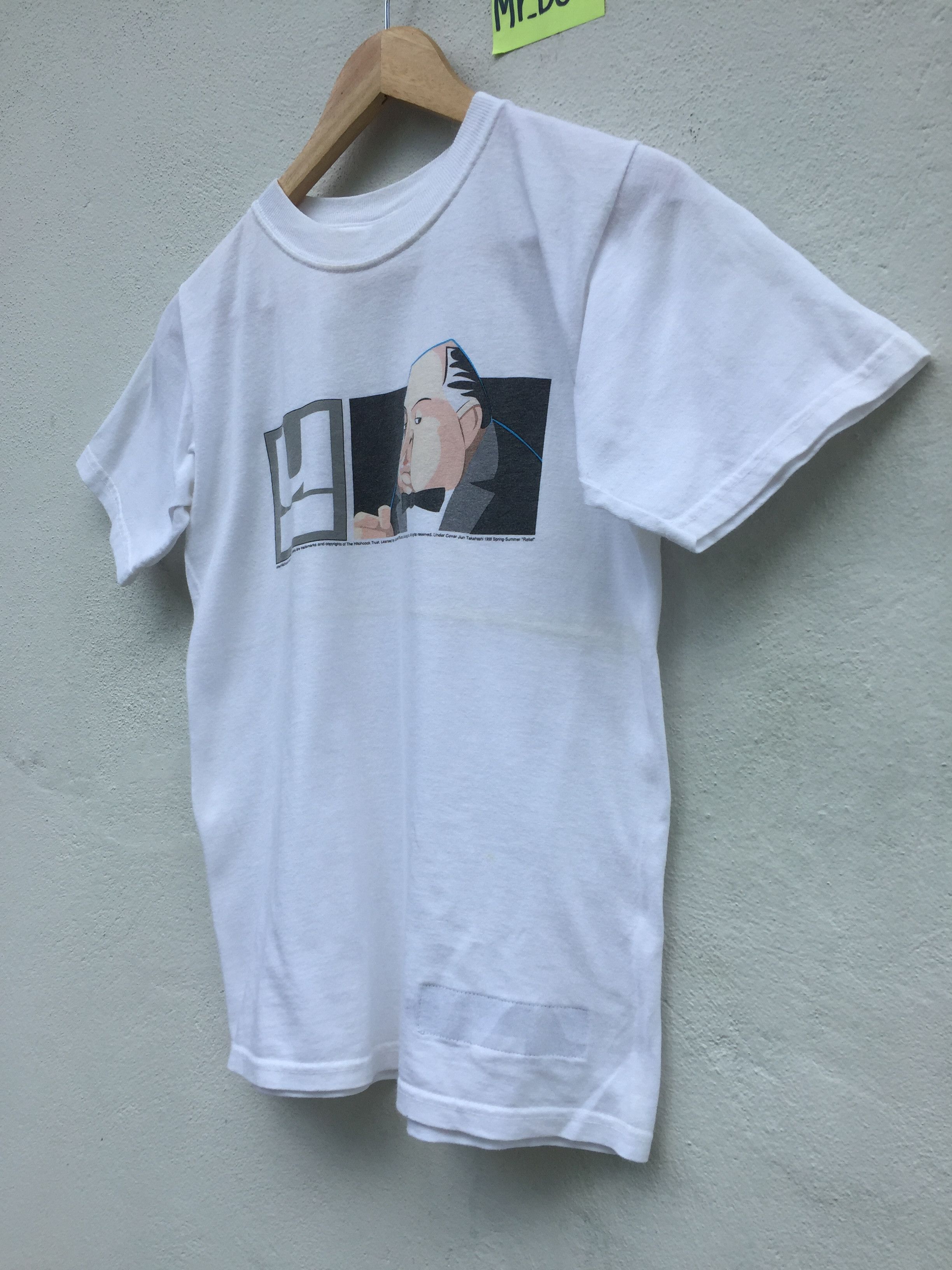 Jun Takahashi Vtg The Hitchcock Alfred Undercover©️1999 Spring Summer Tee Size US S / EU 44-46 / 1 - 3 Thumbnail