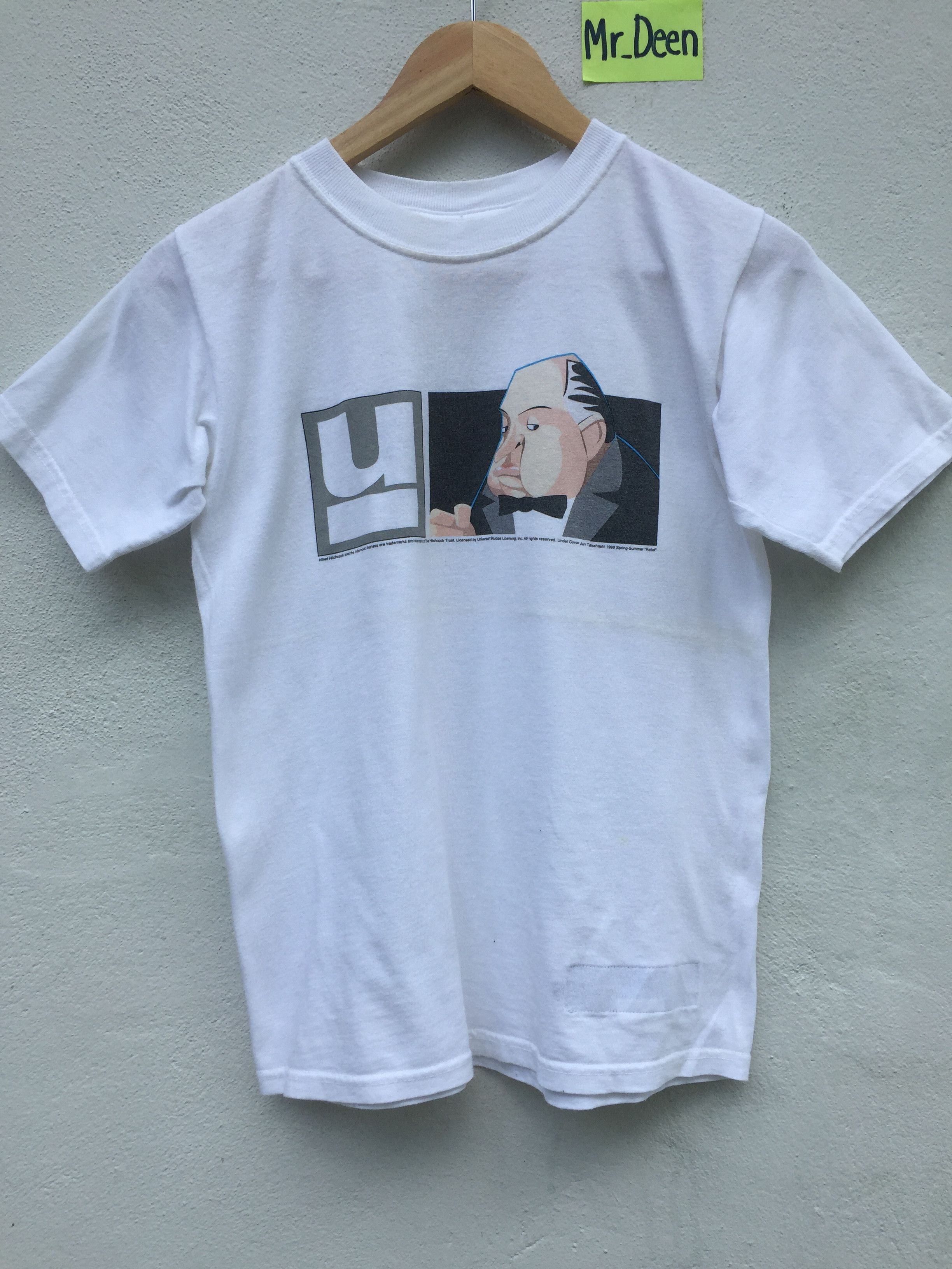 Jun Takahashi Vtg The Hitchcock Alfred Undercover©️1999 Spring Summer Tee Size US S / EU 44-46 / 1 - 4 Thumbnail