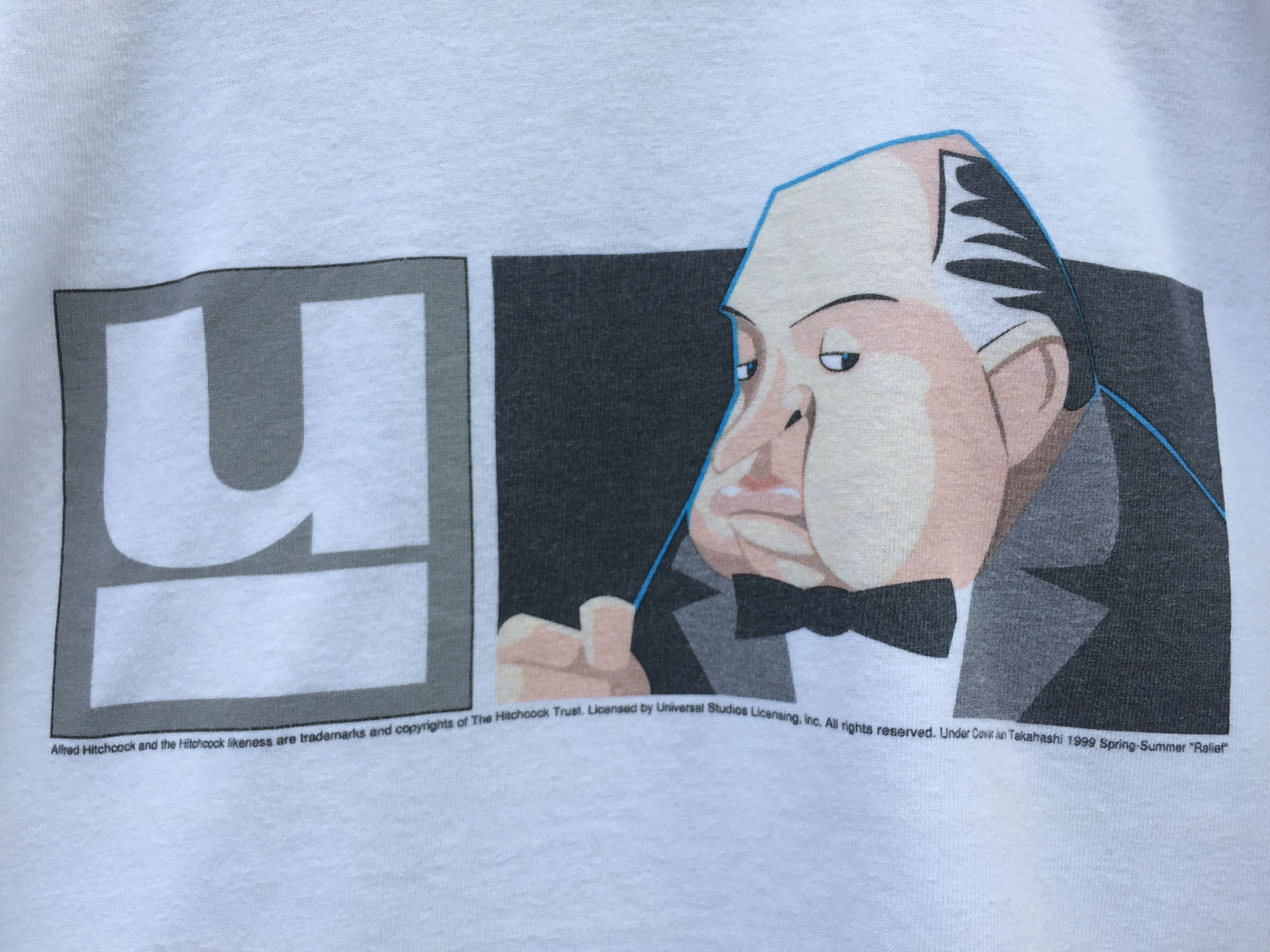 Jun Takahashi Vtg The Hitchcock Alfred Undercover©️1999 Spring Summer Tee Size US S / EU 44-46 / 1 - 6 Thumbnail