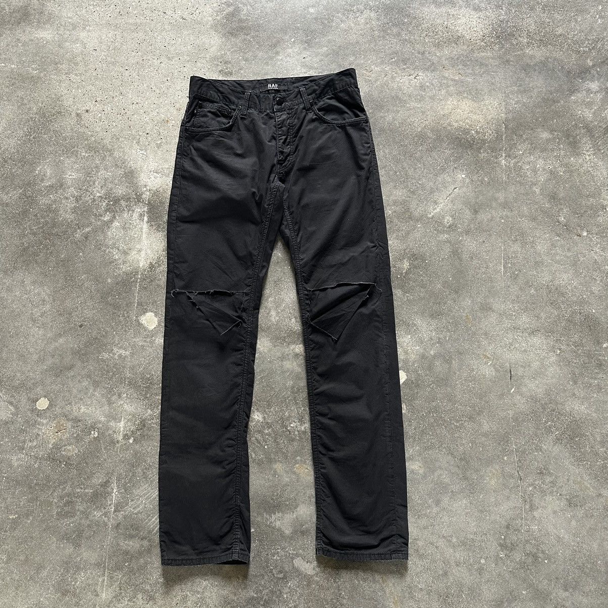Raf Simons Raf Simons SS06 Knee Slit Denim Size US 32 / EU 48 - 1 Thumbnail