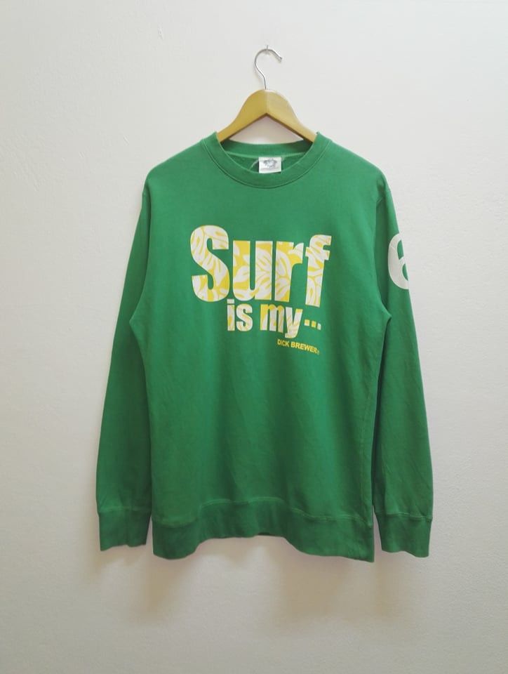 Vintage 🔥Vintage🔥 SURF IS MY by DICK BREWER Sweatshirt (code 17) Size US L / EU 52-54 / 3 - 1 Thumbnail