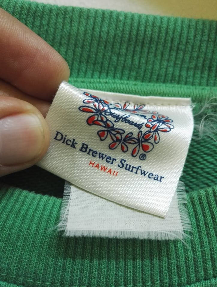 Vintage 🔥Vintage🔥 SURF IS MY by DICK BREWER Sweatshirt (code 17) Size US L / EU 52-54 / 3 - 5 Thumbnail
