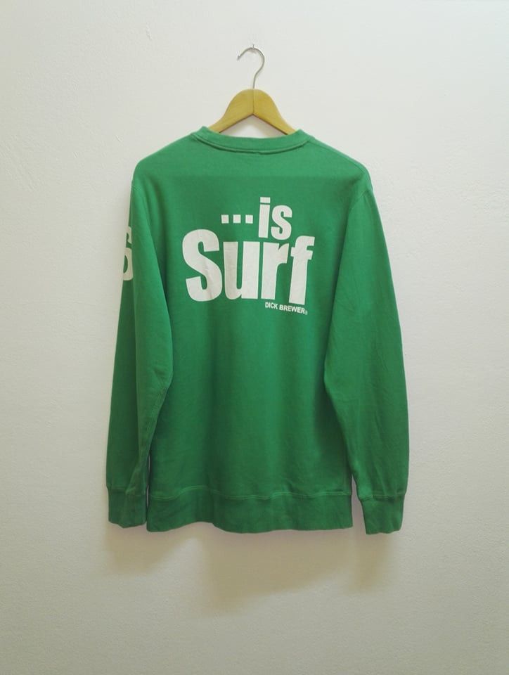 Vintage 🔥Vintage🔥 SURF IS MY by DICK BREWER Sweatshirt (code 17) Size US L / EU 52-54 / 3 - 4 Thumbnail