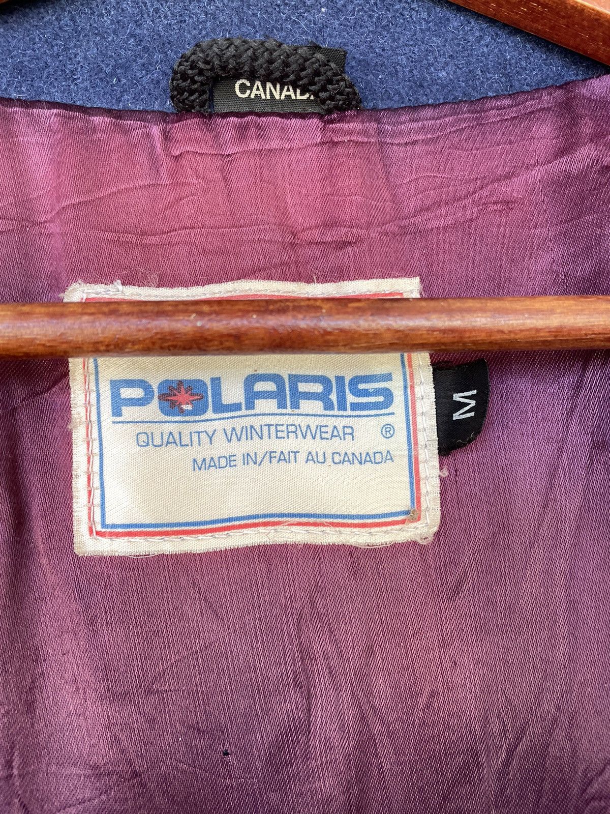 Vintage VINTAGE POLARIS WORLDWIDE EMBOIDERY VARSITY LEATHER JACKET Size US M / EU 48-50 / 2 - 6 Thumbnail