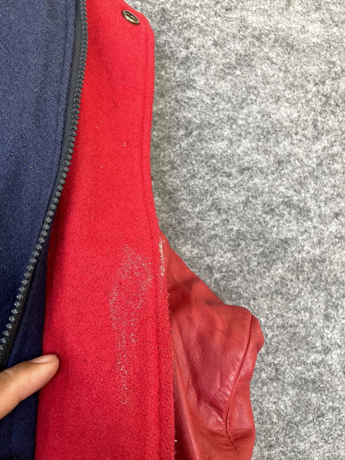 Vintage VINTAGE POLARIS WORLDWIDE EMBOIDERY VARSITY LEATHER JACKET Size US M / EU 48-50 / 2 - 13 Thumbnail
