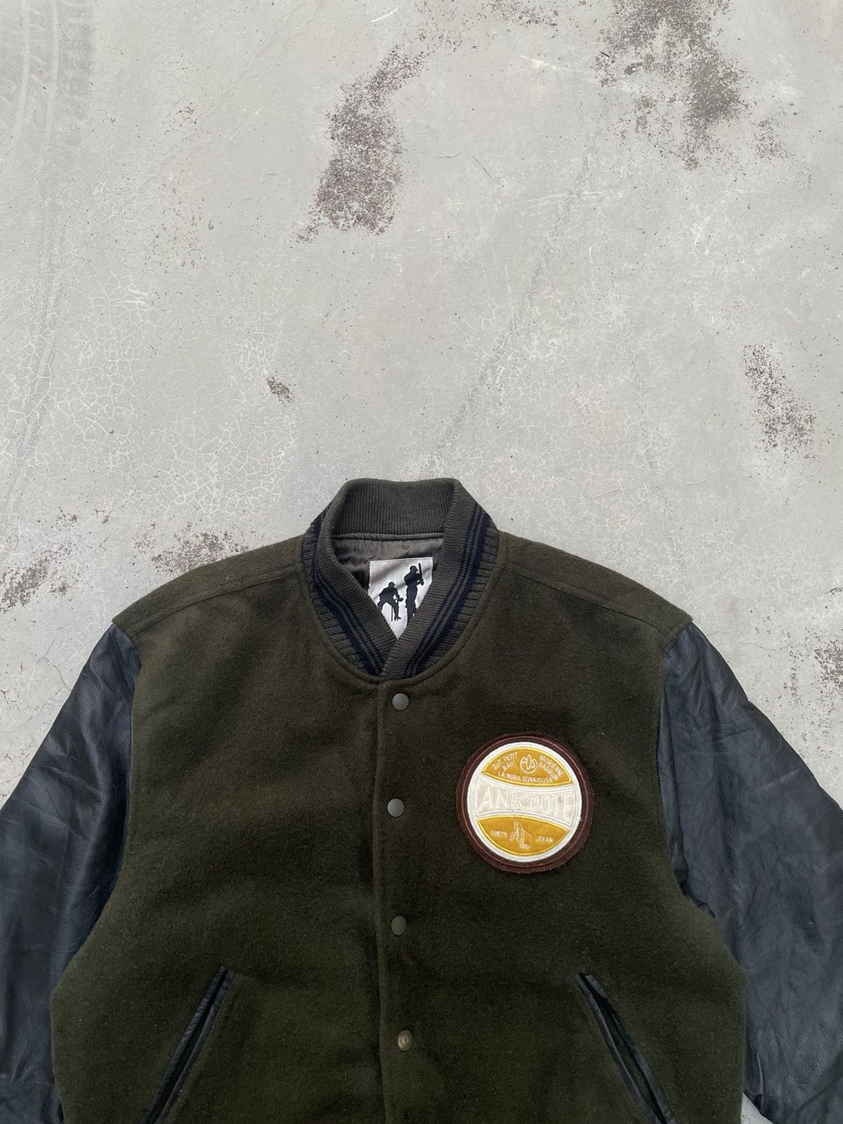 Japanese Brand Vintage Zut Petit Vaurienne Leather Old Varsity Jacket Size US M / EU 48-50 / 2 - 4 Thumbnail