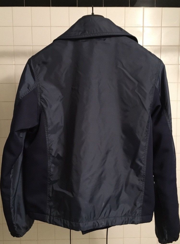Comme des Garcons Ganryu Fall 2015 Navy Hybrid Motorcycle Jacket Size US L / EU 52-54 / 3 - 2 Thumbnail
