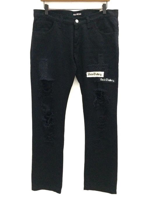 Japanese Brand Japanese Brand Rude Gallery Distressed Casual Pant Size US 34 / EU 50 - 1 Thumbnail