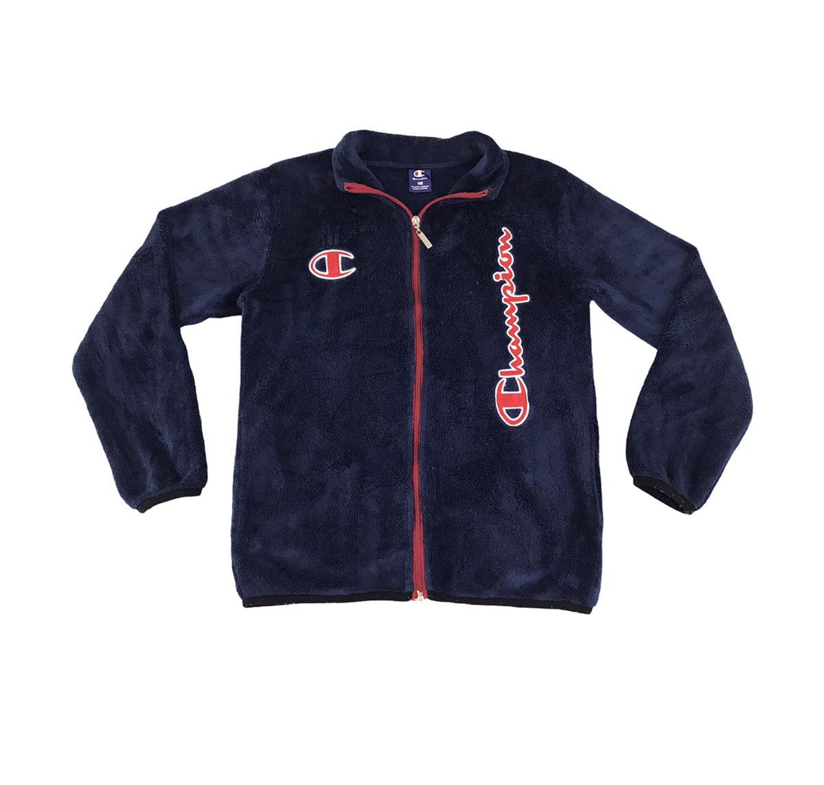 Champion × Vintage Champion Apparel Wool Fleece Jacket Fashion Designer Size US S / EU 44-46 / 1 - 1 Thumbnail