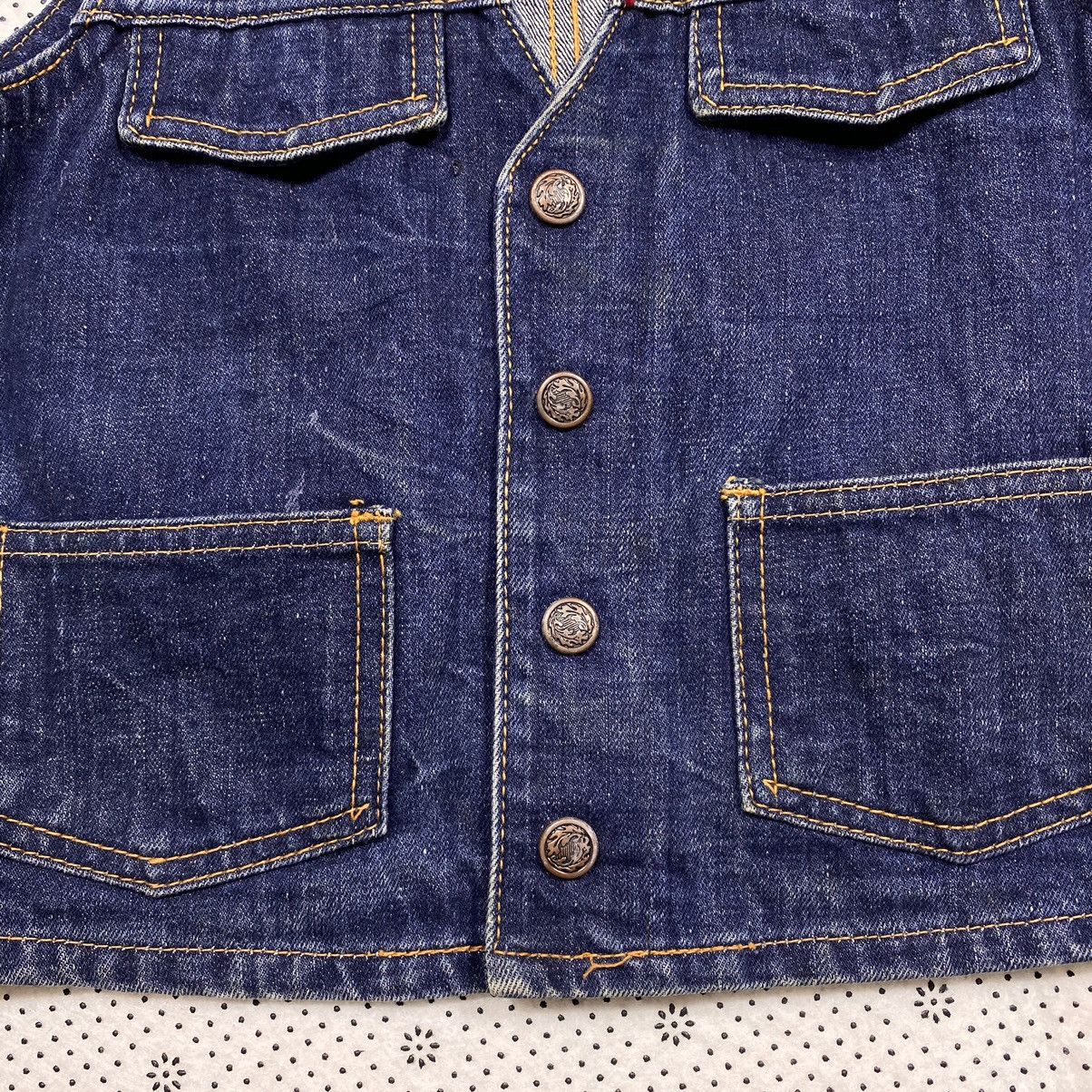 Vintage Vintage 80s Toddler Denim Vest Size US XXS / EU 40 - 4 Thumbnail
