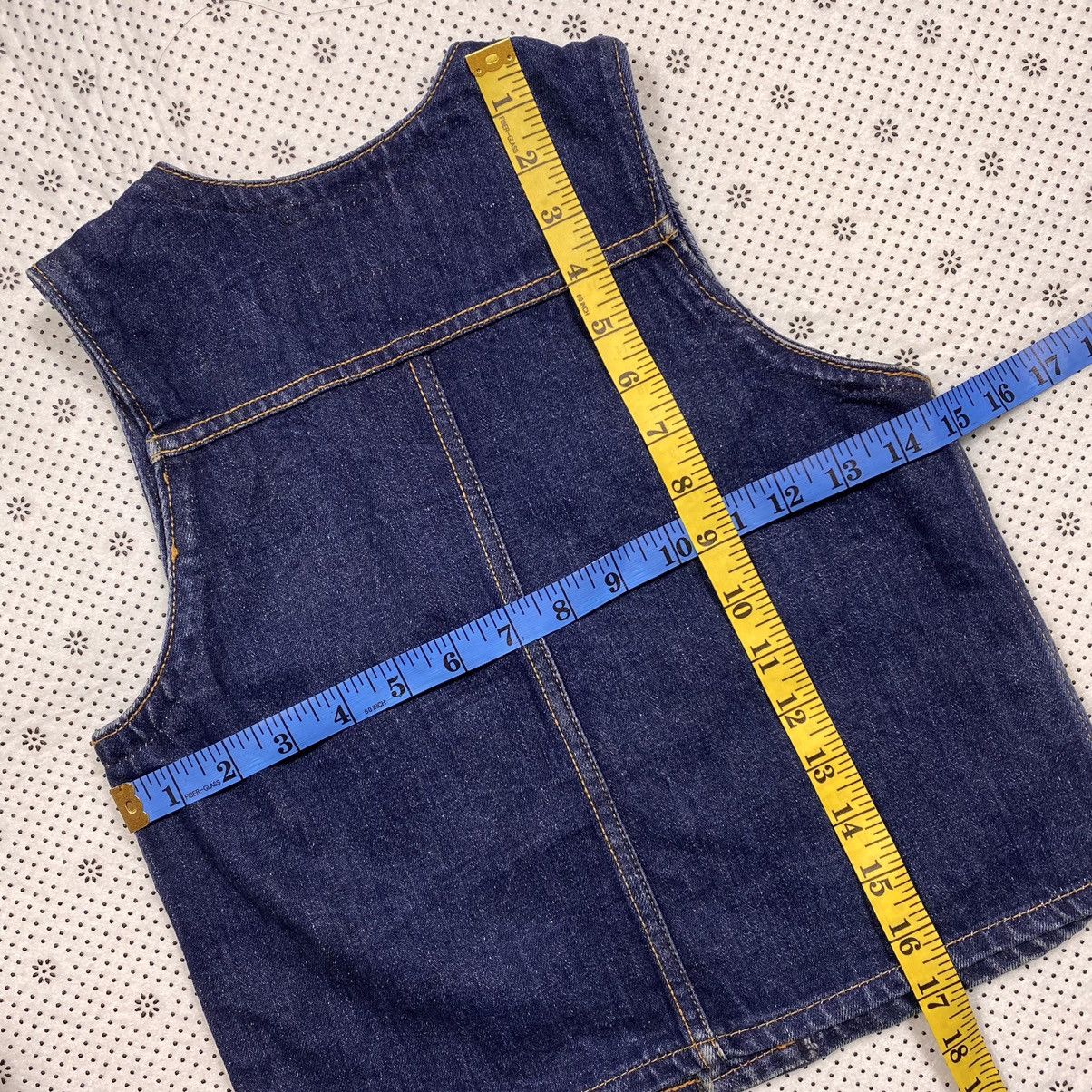 Vintage Vintage 80s Toddler Denim Vest Size US XXS / EU 40 - 3 Thumbnail