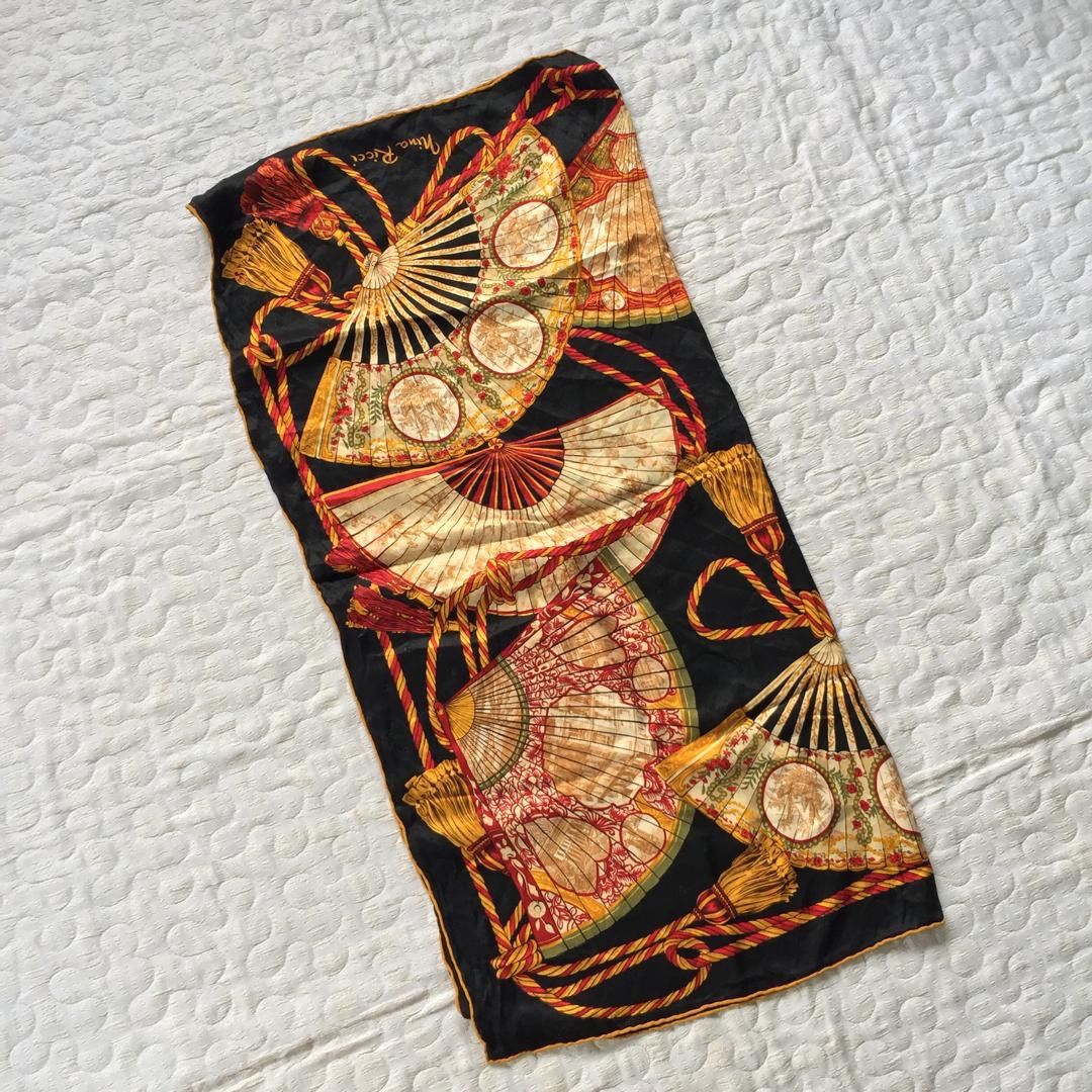 Nina Ricci Silk Scarve By Nina Ricci Size ONE SIZE - 10 Thumbnail