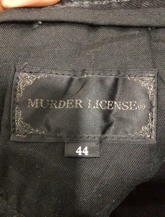 Murder License MURDER LICENSE Made In Japan Rock Trousers Denim Pant Size US 31 - 6 Thumbnail