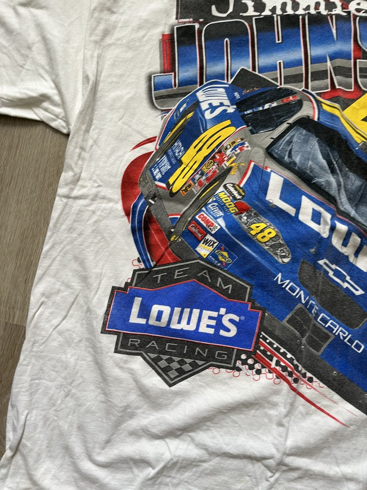 Vintage 2005 Jimmie Johnson NASCAR T-shirt Size US L / EU 52-54 / 3 - 12 Thumbnail