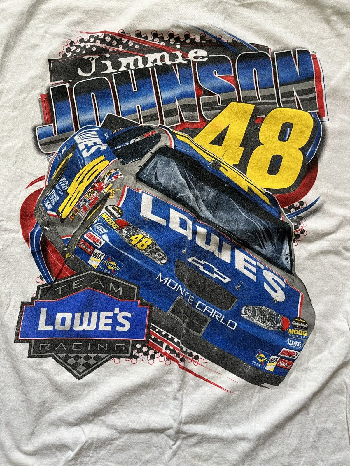 Vintage 2005 Jimmie Johnson NASCAR T-shirt Size US L / EU 52-54 / 3 - 10 Thumbnail