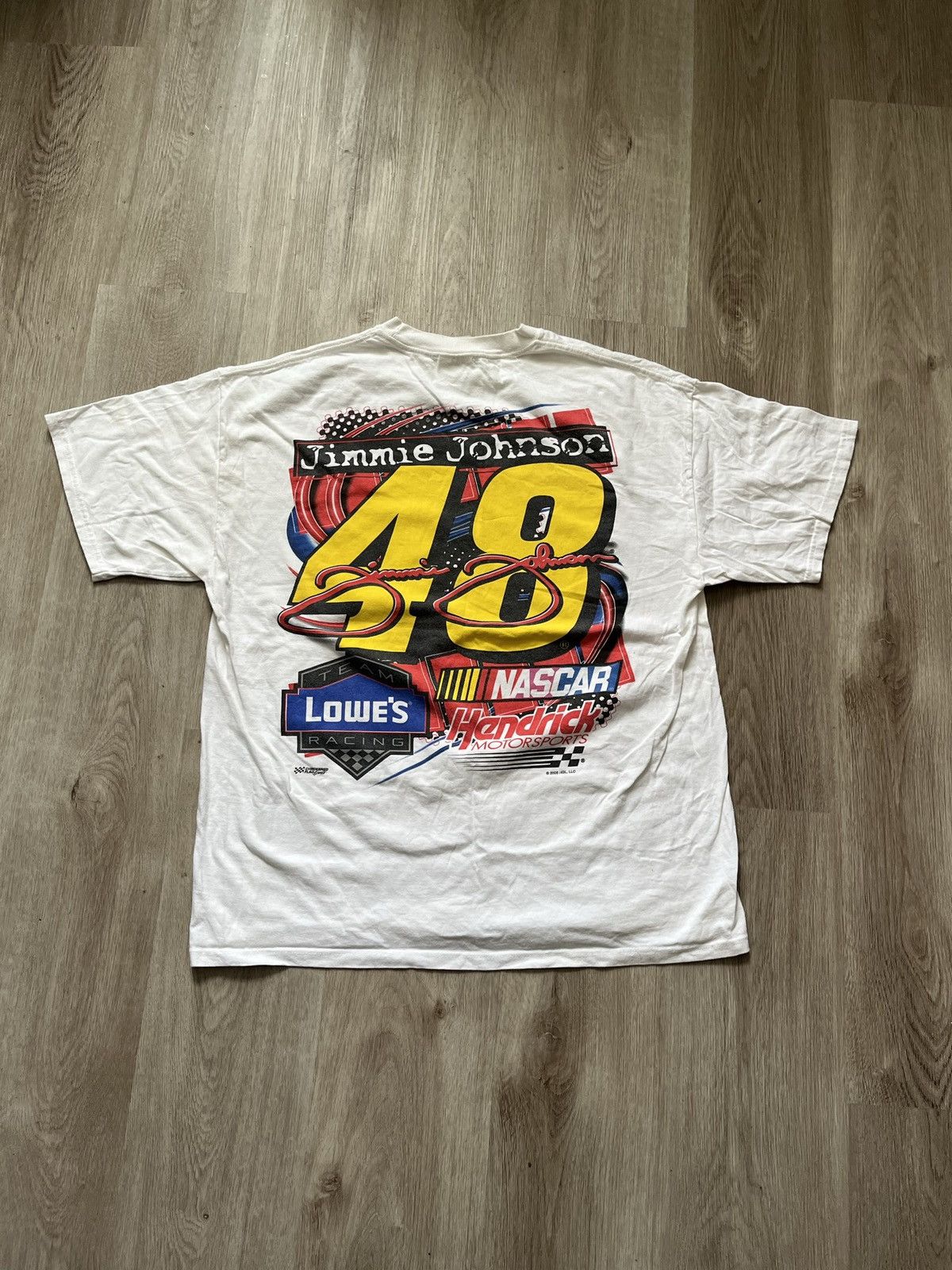 Vintage 2005 Jimmie Johnson NASCAR T-shirt Size US L / EU 52-54 / 3 - 2 Thumbnail