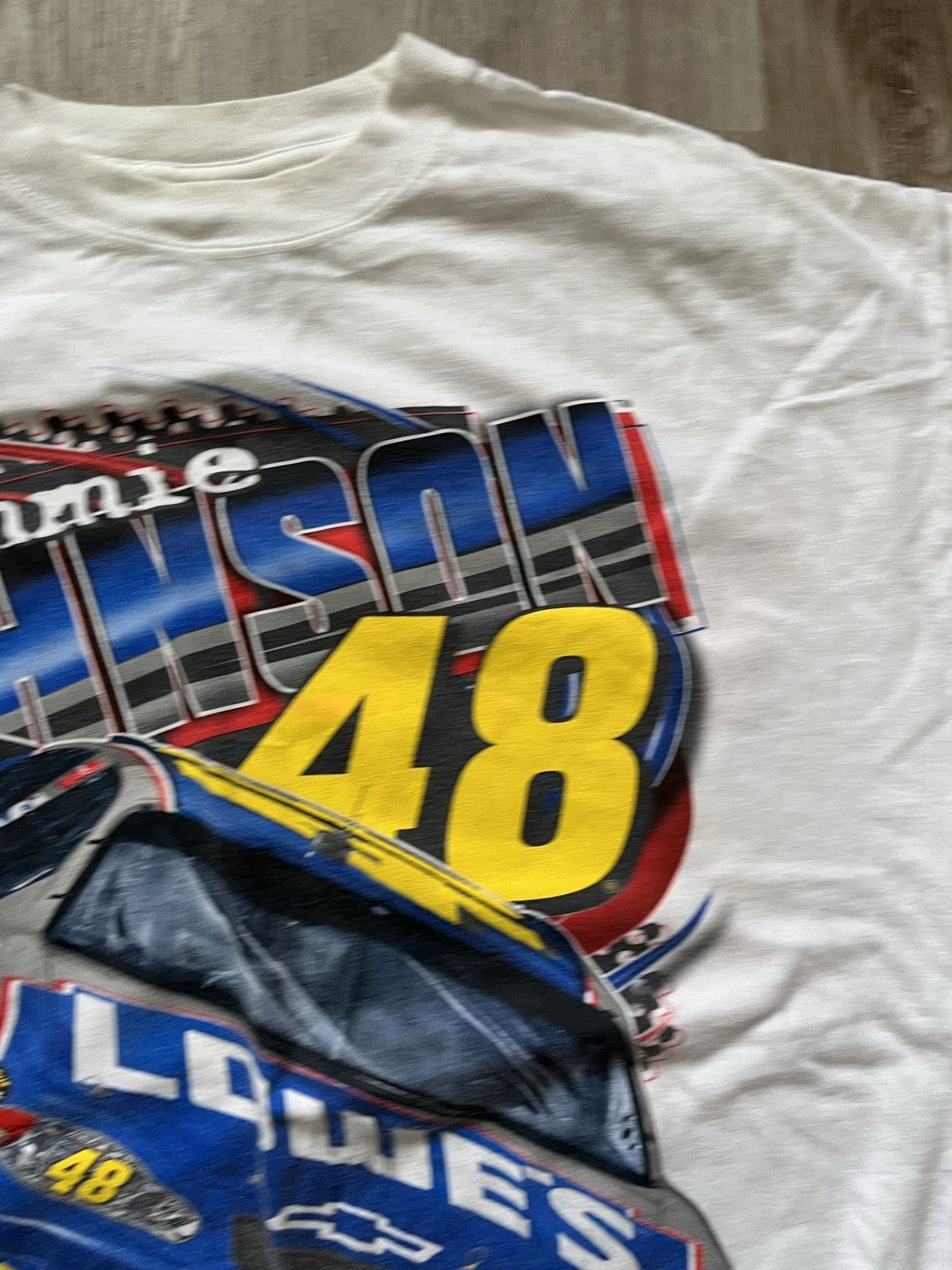 Vintage 2005 Jimmie Johnson NASCAR T-shirt Size US L / EU 52-54 / 3 - 11 Thumbnail