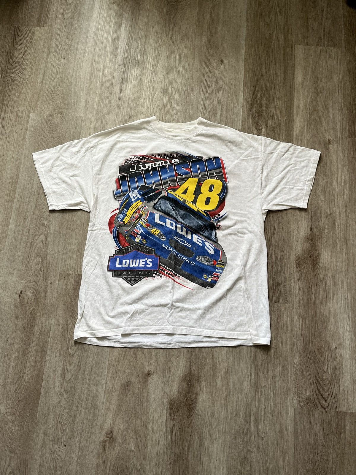 Vintage 2005 Jimmie Johnson NASCAR T-shirt Size US L / EU 52-54 / 3 - 1 Thumbnail