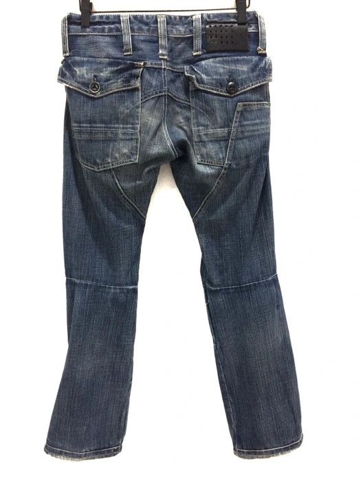 G-Star G Star Raw Bikers Distressed Denim Pant Size US 29 - 6 Thumbnail