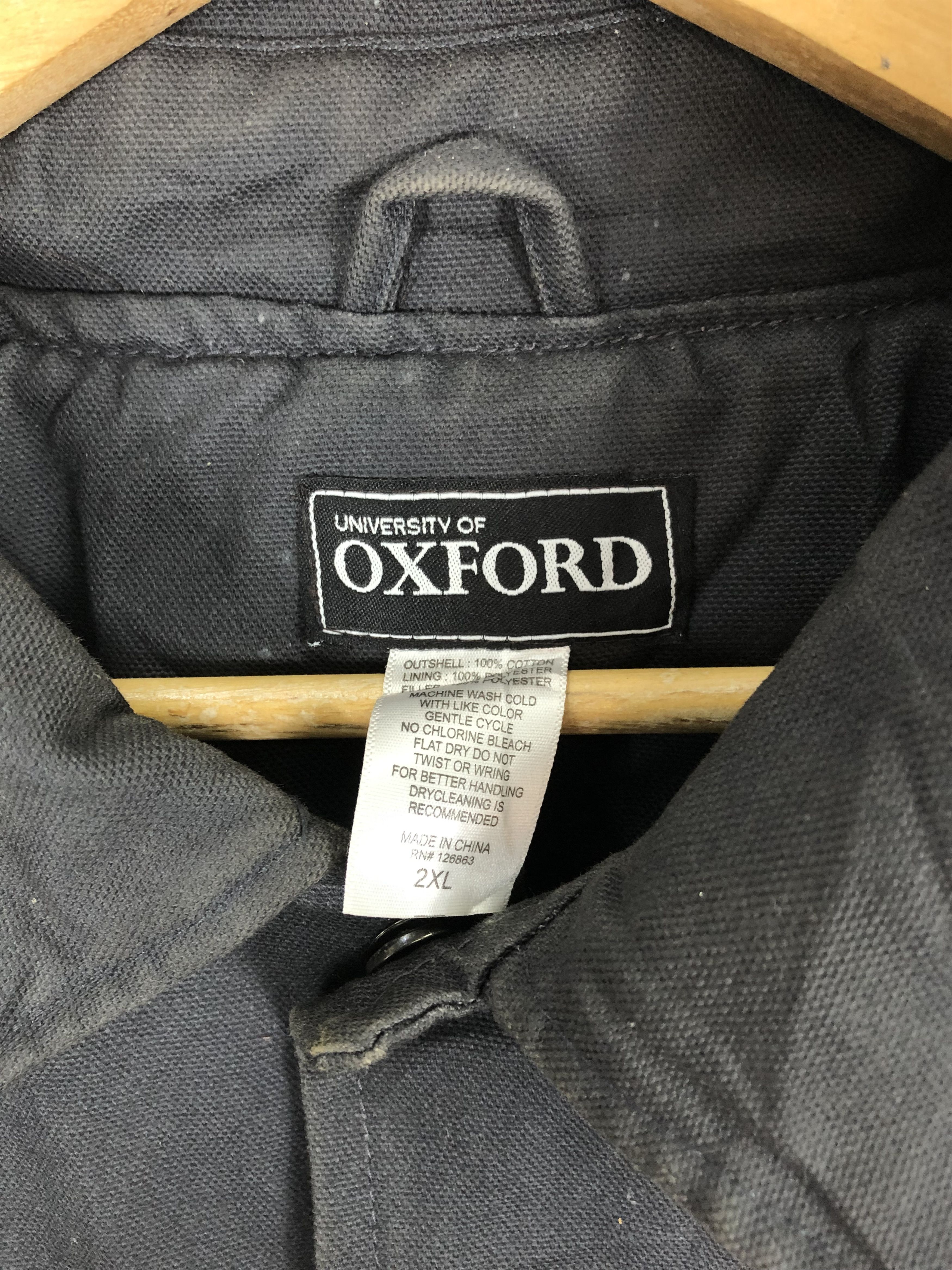 Vintage Vintage 70s University Of Oxford Jacket Full Patches J0448 Size US XXL / EU 58 / 5 - 10 Thumbnail
