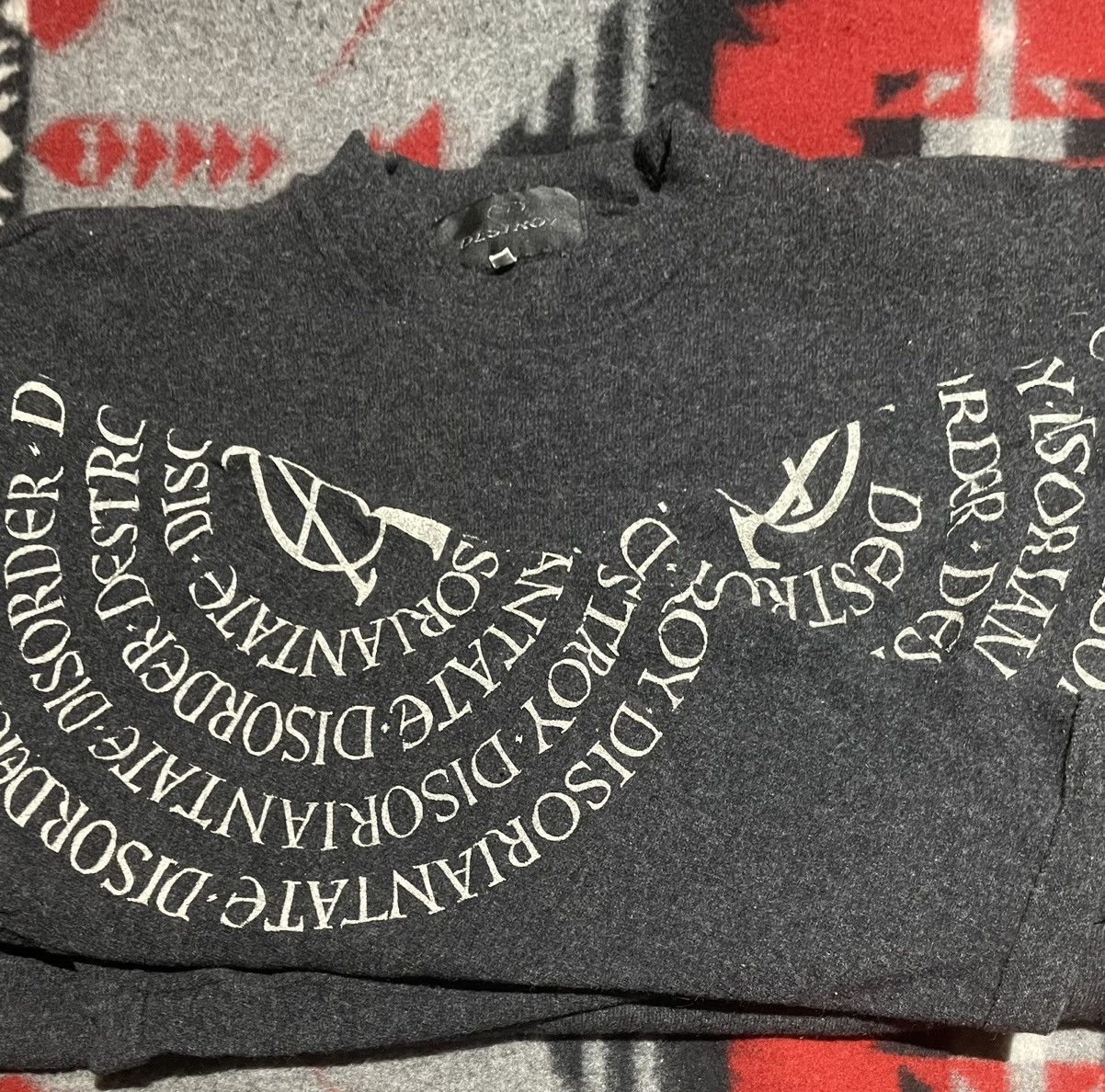 John Richmond Early 90s Wool/Nylon Jumper Size US L / EU 52-54 / 3 - 1 Thumbnail