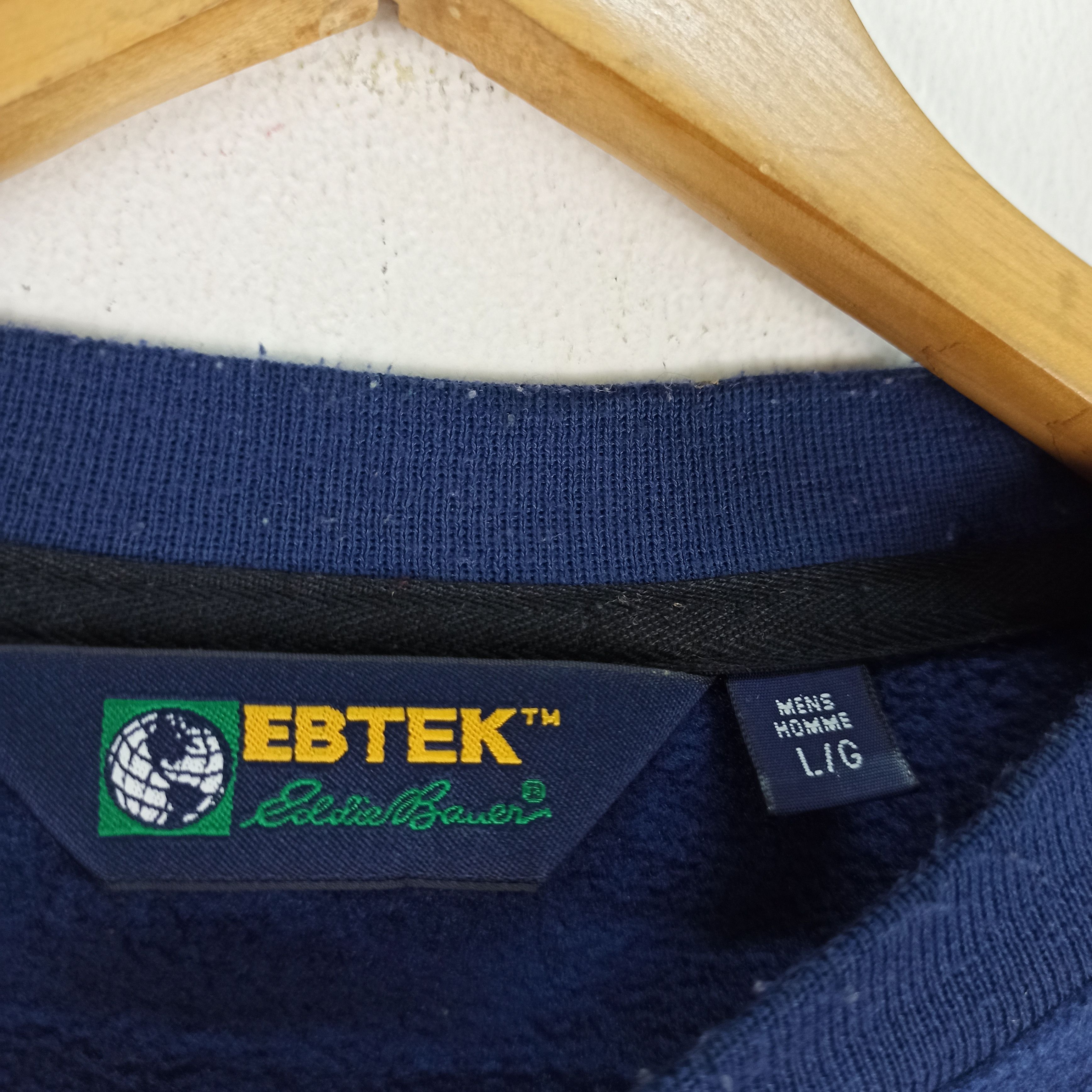 Eddie Bauer 🔥Vintage🔥 Eddie Bauer Fleece Sweatshirt Polartec Big Logo Size US L / EU 52-54 / 3 - 5 Thumbnail