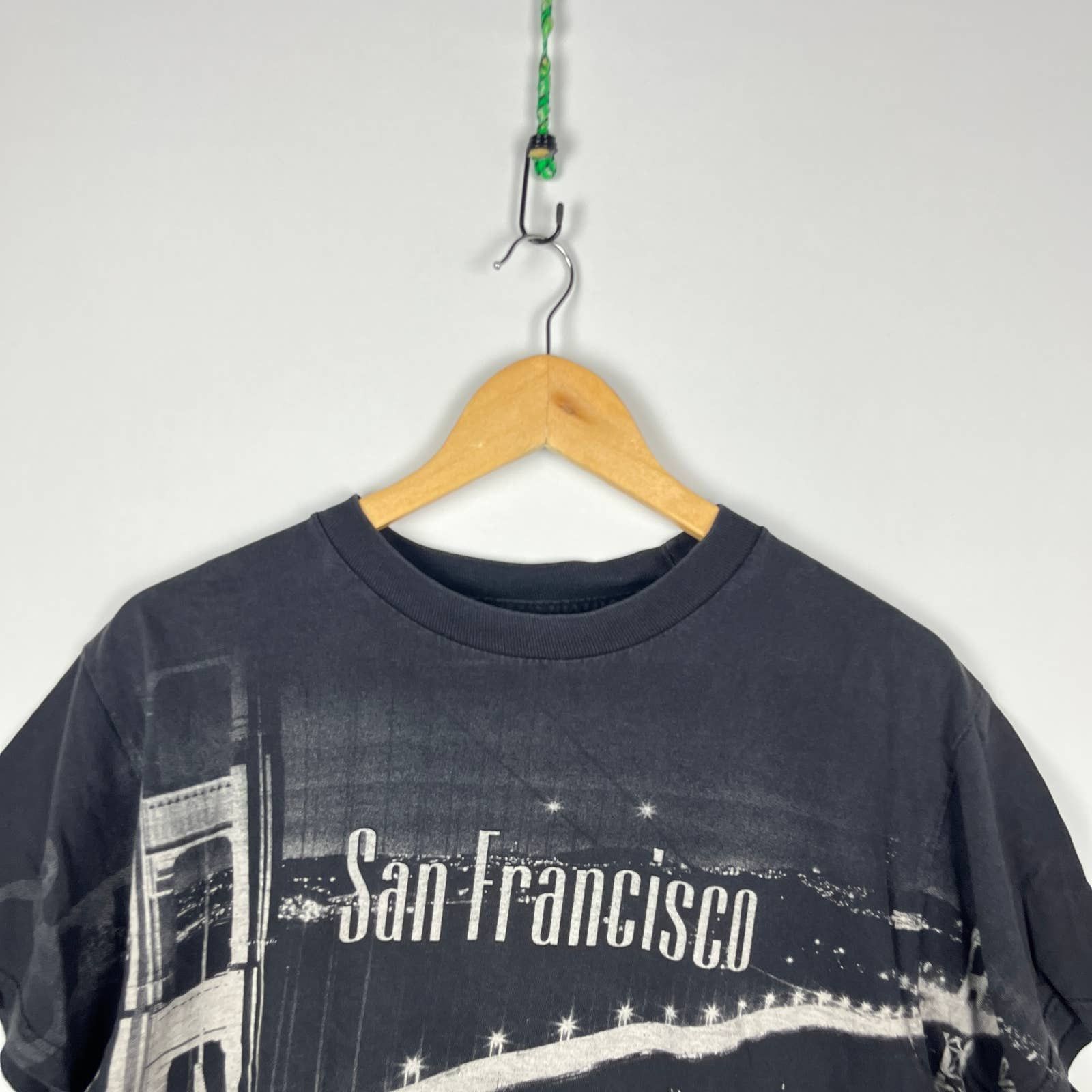 Vintage Vintage San Francisco AOP Bridge Art T Shirt Large Size US L / EU 52-54 / 3 - 2 Thumbnail