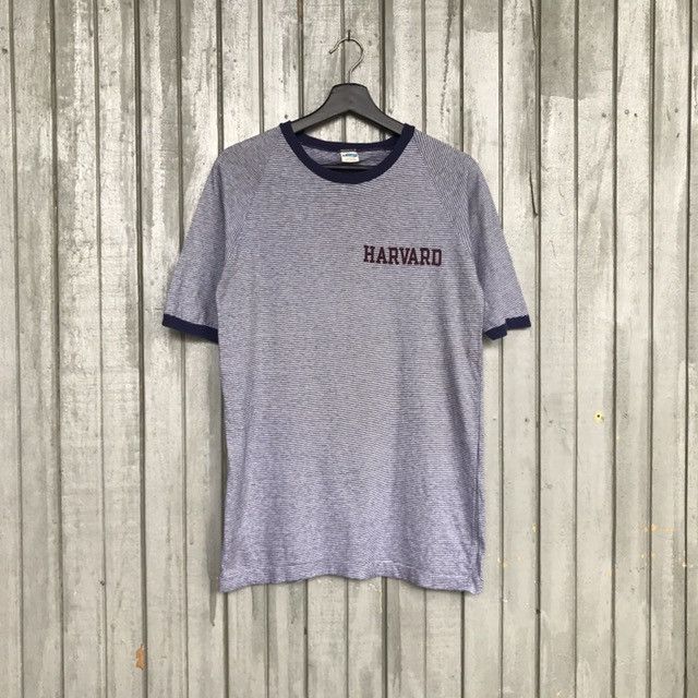 Champion × Vintage *🔥Vintage HARVARD Champion Blue bar 70s tshirt Stripes Size US L / EU 52-54 / 3 - 2 Thumbnail