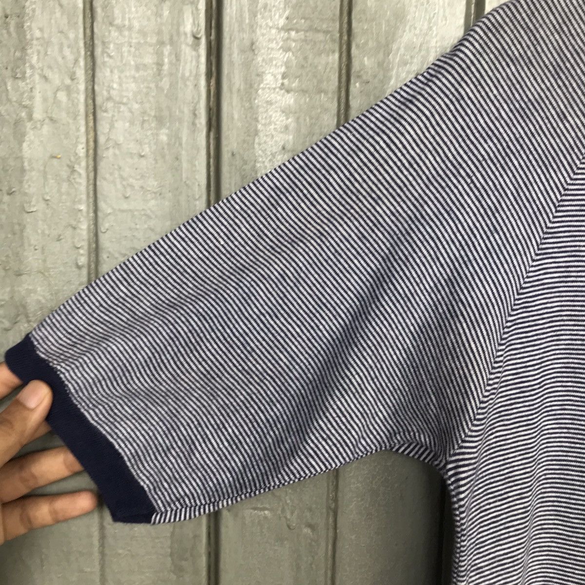Champion × Vintage *🔥Vintage HARVARD Champion Blue bar 70s tshirt Stripes Size US L / EU 52-54 / 3 - 10 Thumbnail