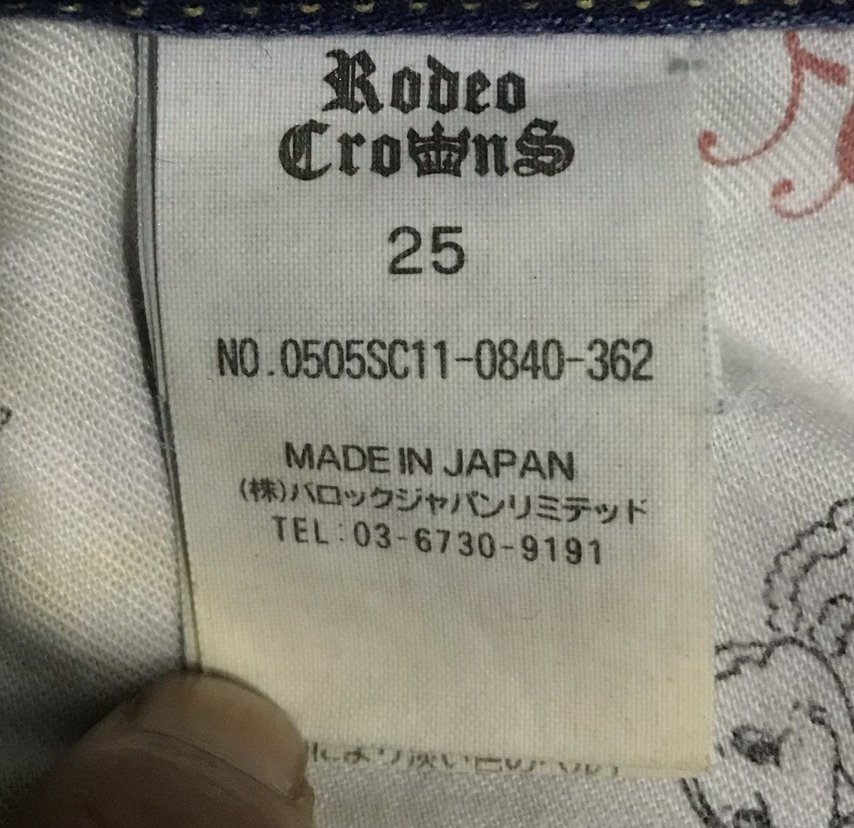 Japanese Brand × Vintage VINTAGE JAPANESE BRAND RODEO CROWNS DENIM PANTS Size 31" - 15 Thumbnail