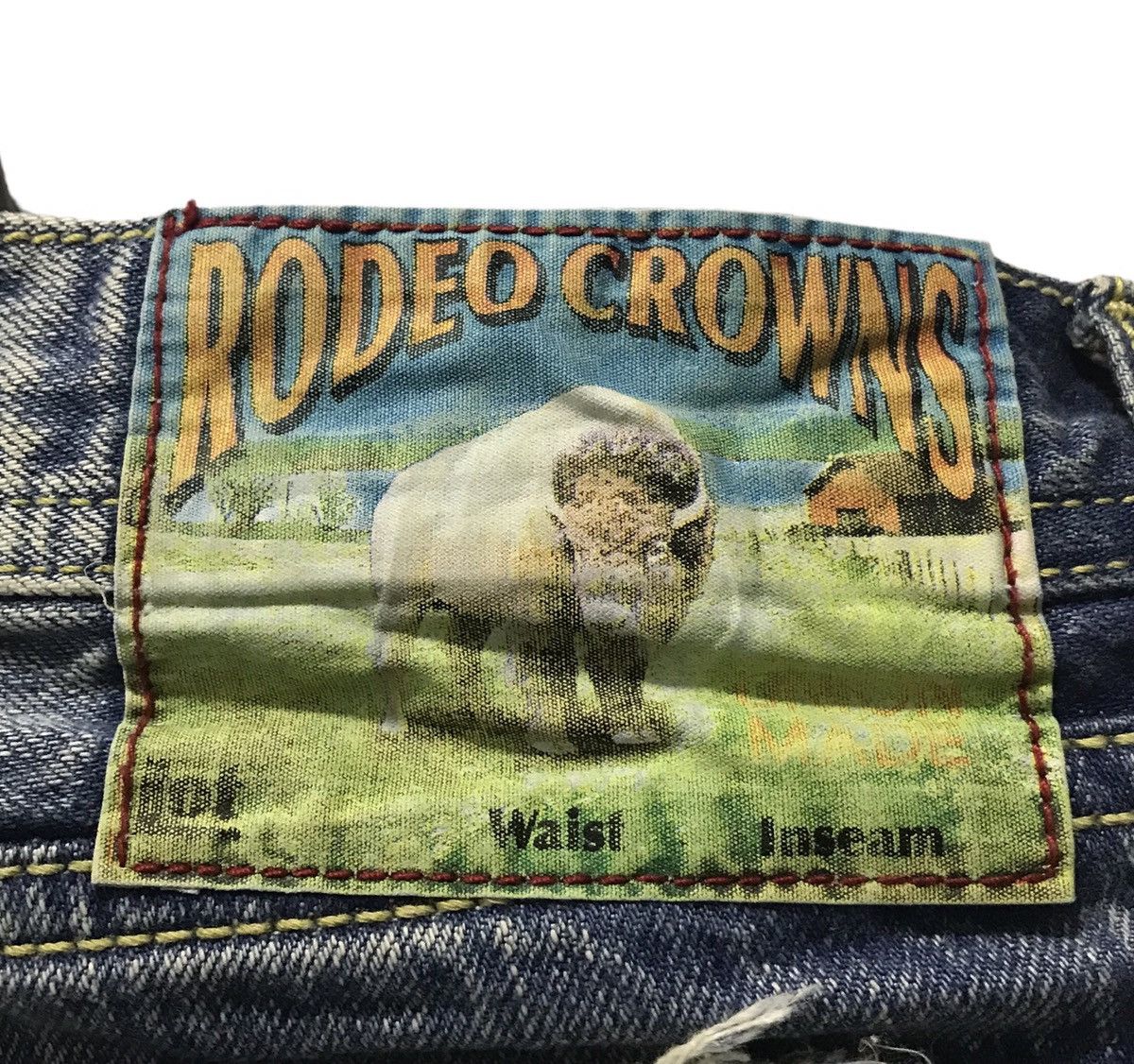 Japanese Brand × Vintage VINTAGE JAPANESE BRAND RODEO CROWNS DENIM PANTS Size 31" - 7 Thumbnail