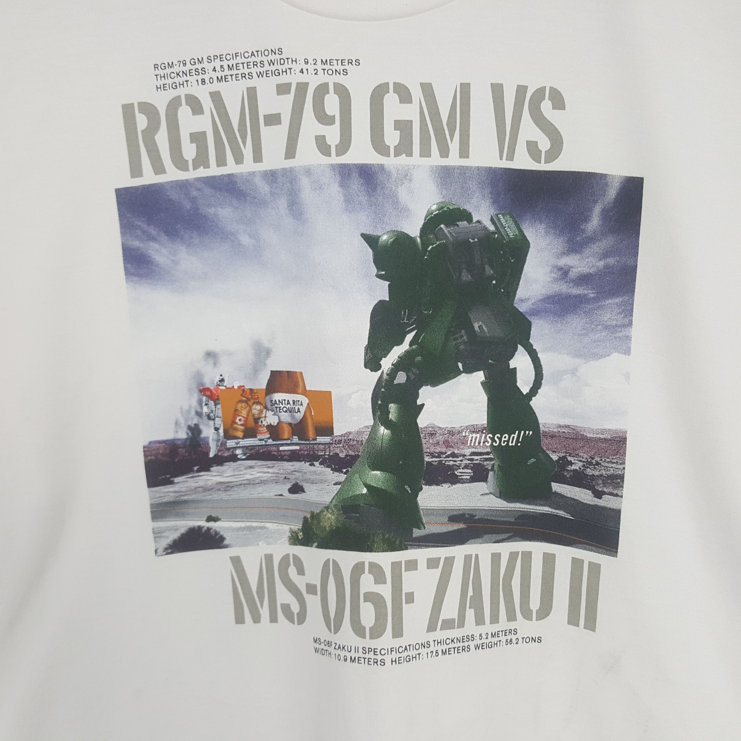Cartoon Network × Japanese Brand × Vintage Vintage Gundam Zuka II Japan Tshirt Size US M / EU 48-50 / 2 - 2 Thumbnail