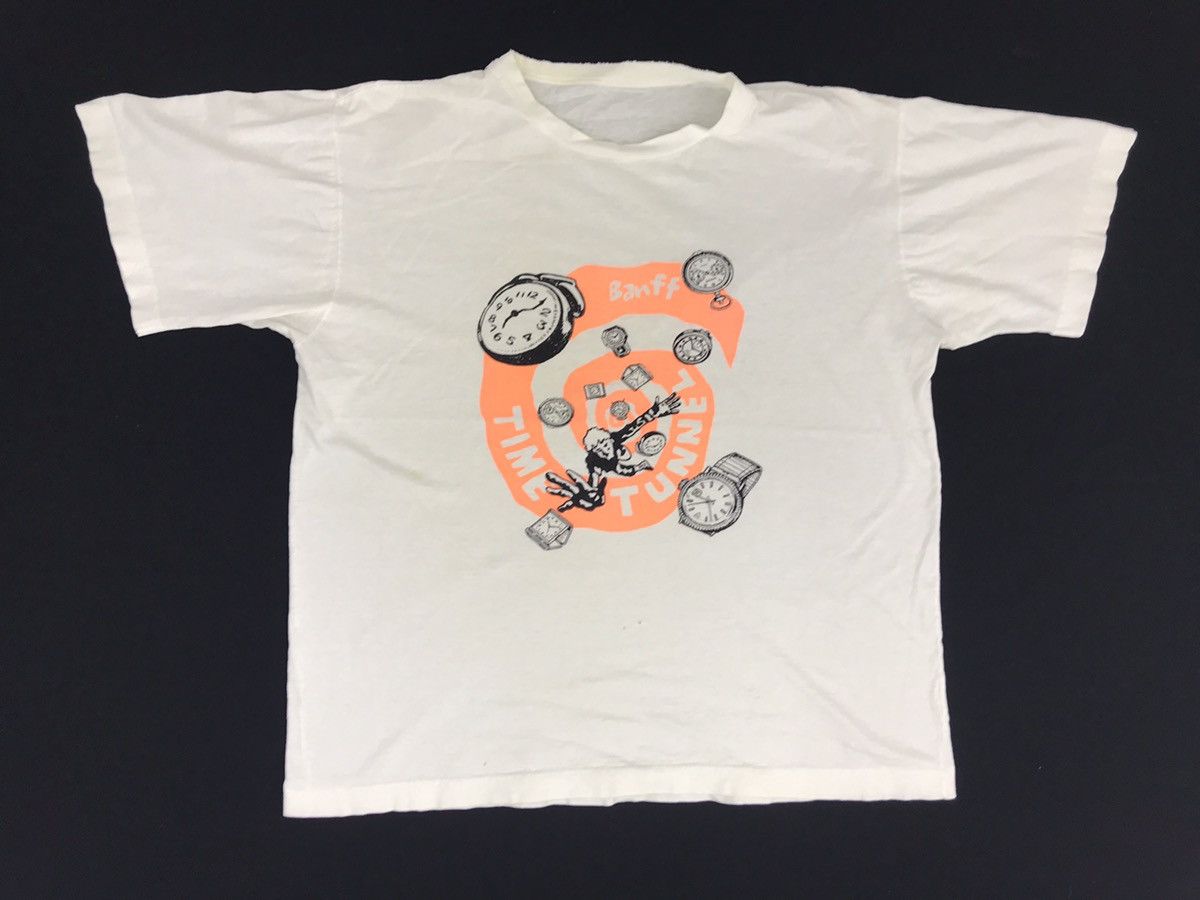 90s Banff Canada Time Tunnel Tee Survenir Tourist Place