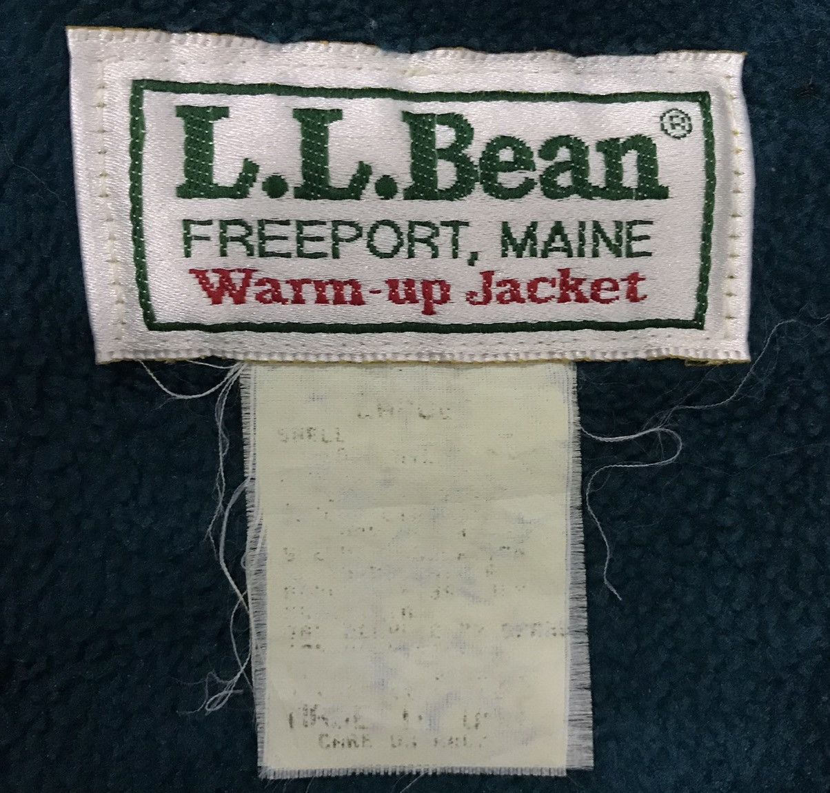 L.L. Bean L.L.Bean FREEPORT, MAINE WARM-UP JACKET Size US XL / EU 56 / 4 - 12 Thumbnail