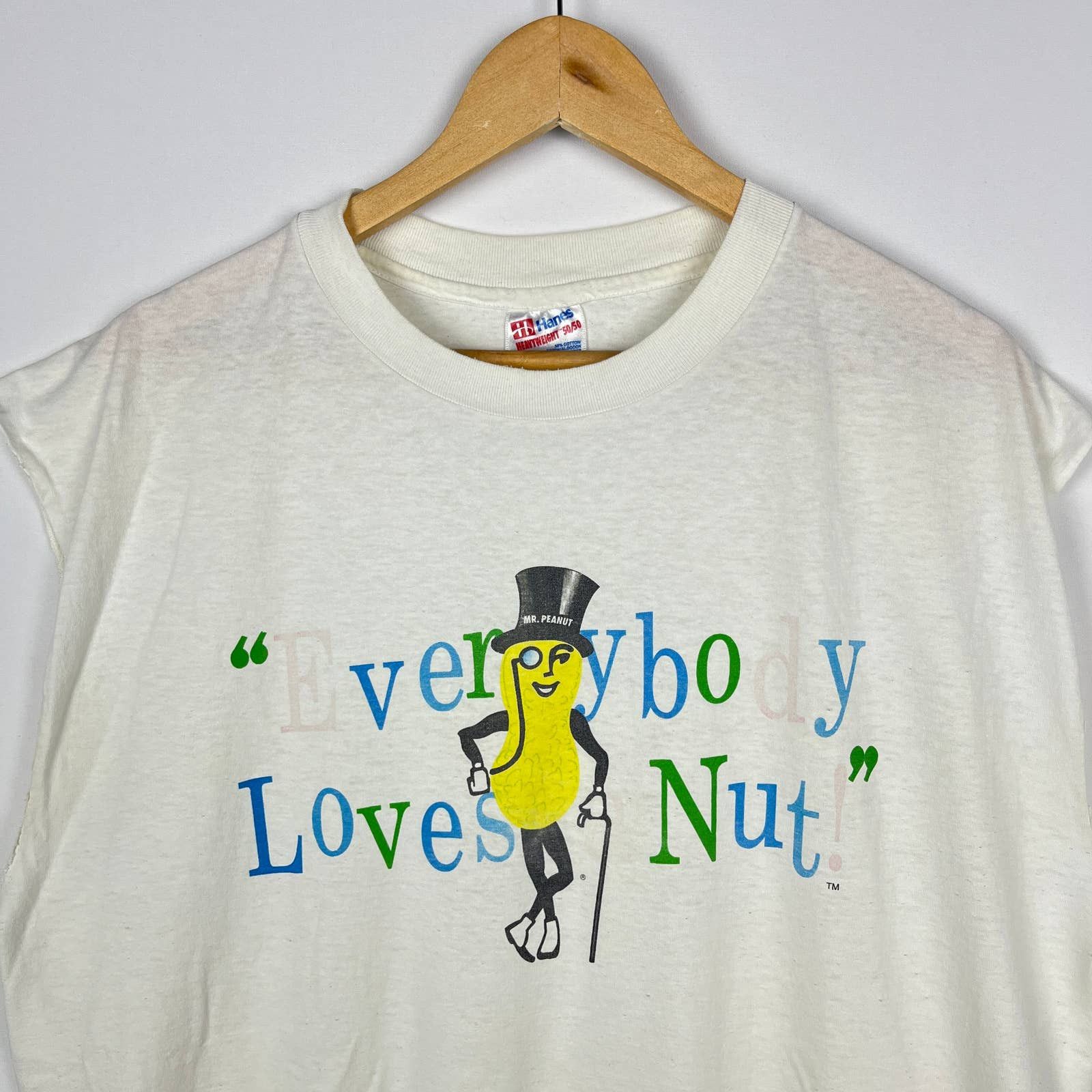 Vintage Vintage 90s Mr. Peanut Tanktop Shirt XL Size US XL / EU 56 / 4 - 2 Thumbnail