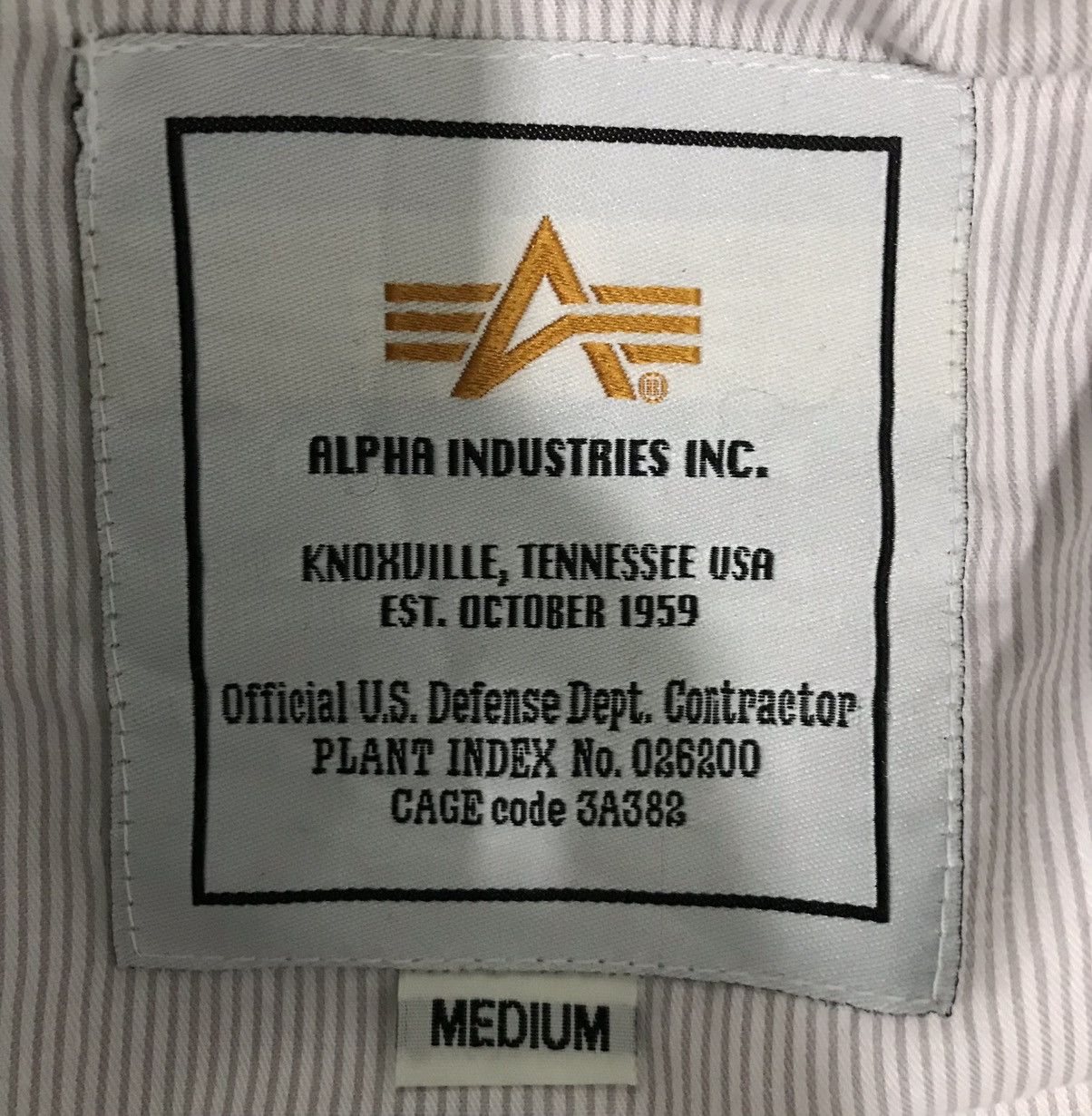 Alpha Industries ALPHA INDUSTRIES INC. JACKET Size US M / EU 48-50 / 2 - 13 Thumbnail