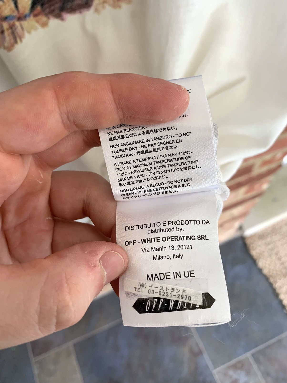 Off-White Rare OG Native American Indian Smoking Off-White Tee size M Size US M / EU 48-50 / 2 - 7 Thumbnail